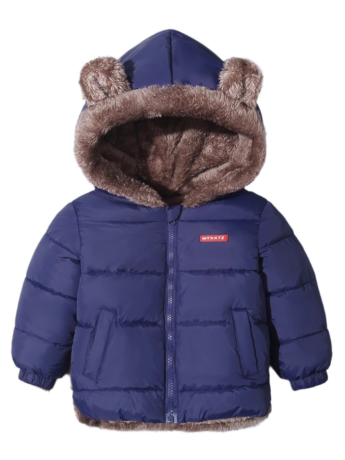 Manteau d'hiver pour enfants avec motif d'ours 2