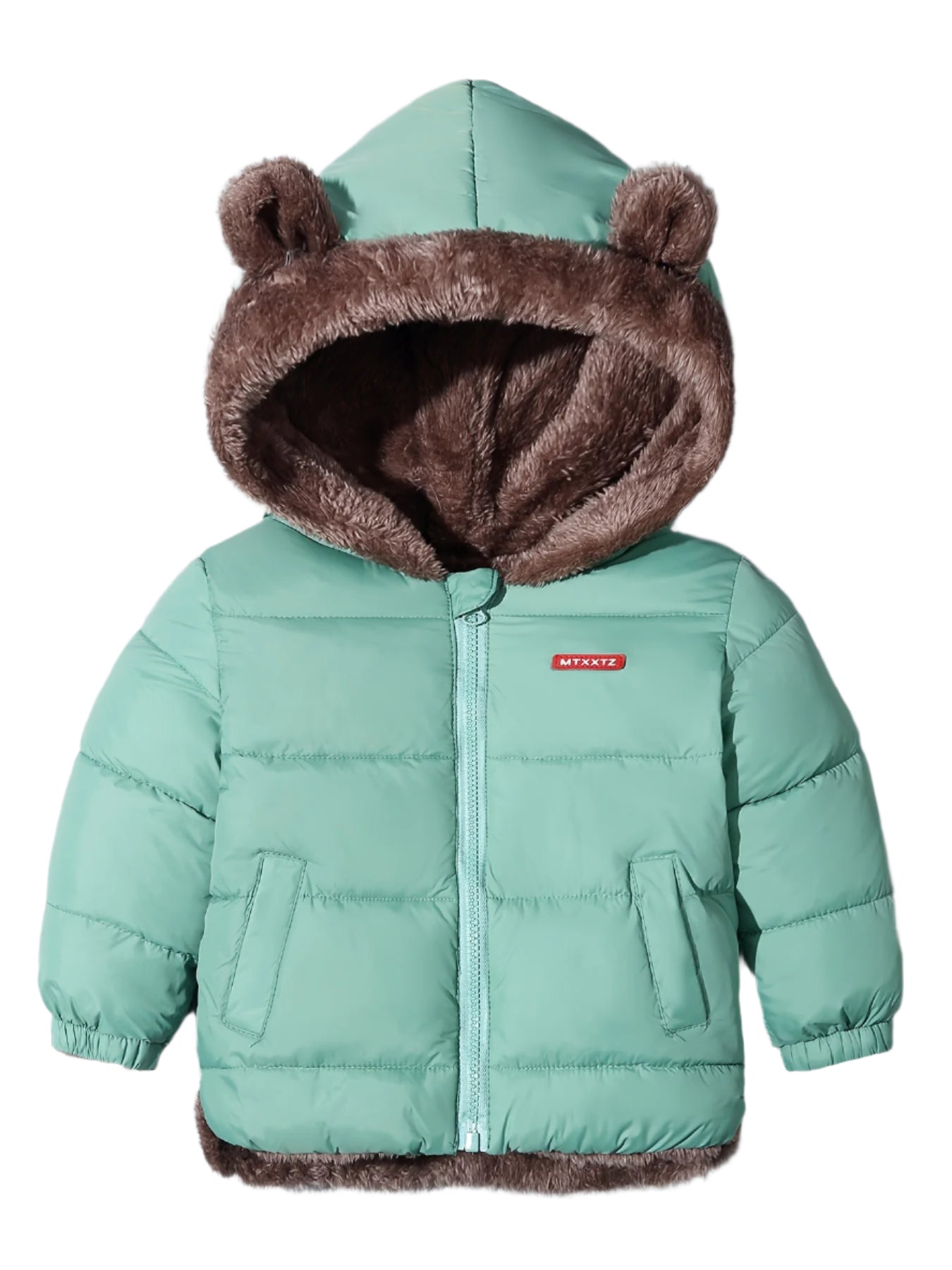 Manteau d'hiver pour enfants avec motif d'ours 6