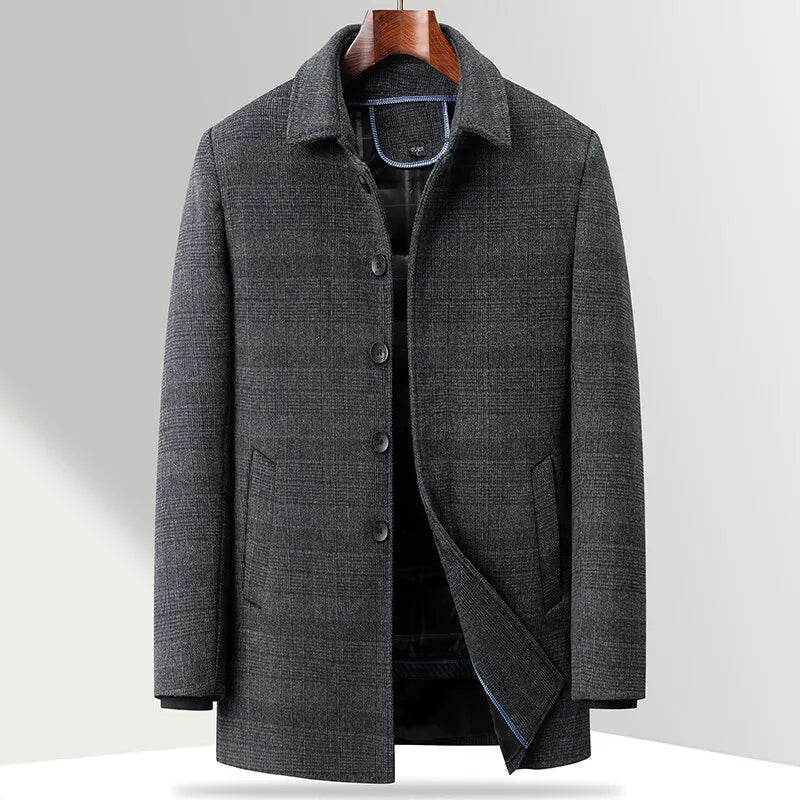 Manteau pour Femme à Carreaux Chic 1