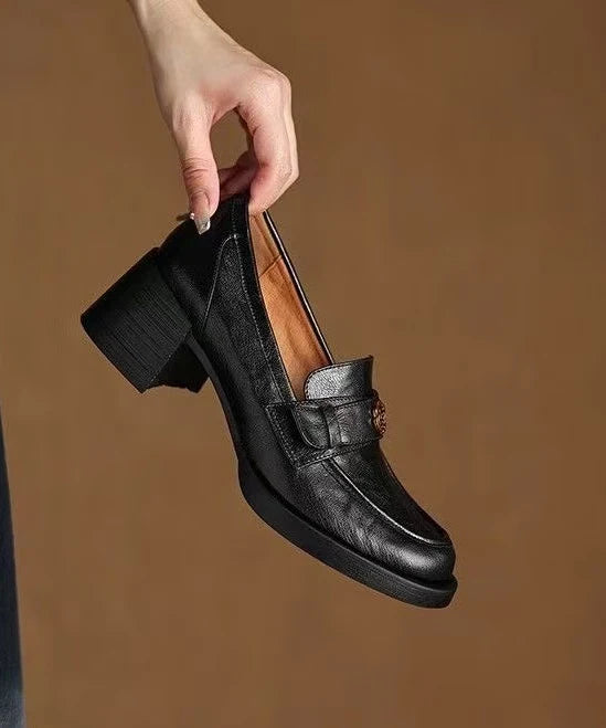 Mocassins Femme à Semelle Épaisse Style Moderne 0