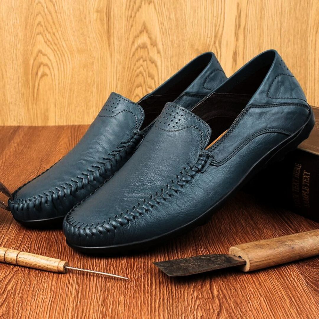 Mocassins Pour Hommes Cuir Décontractés Élégants 4