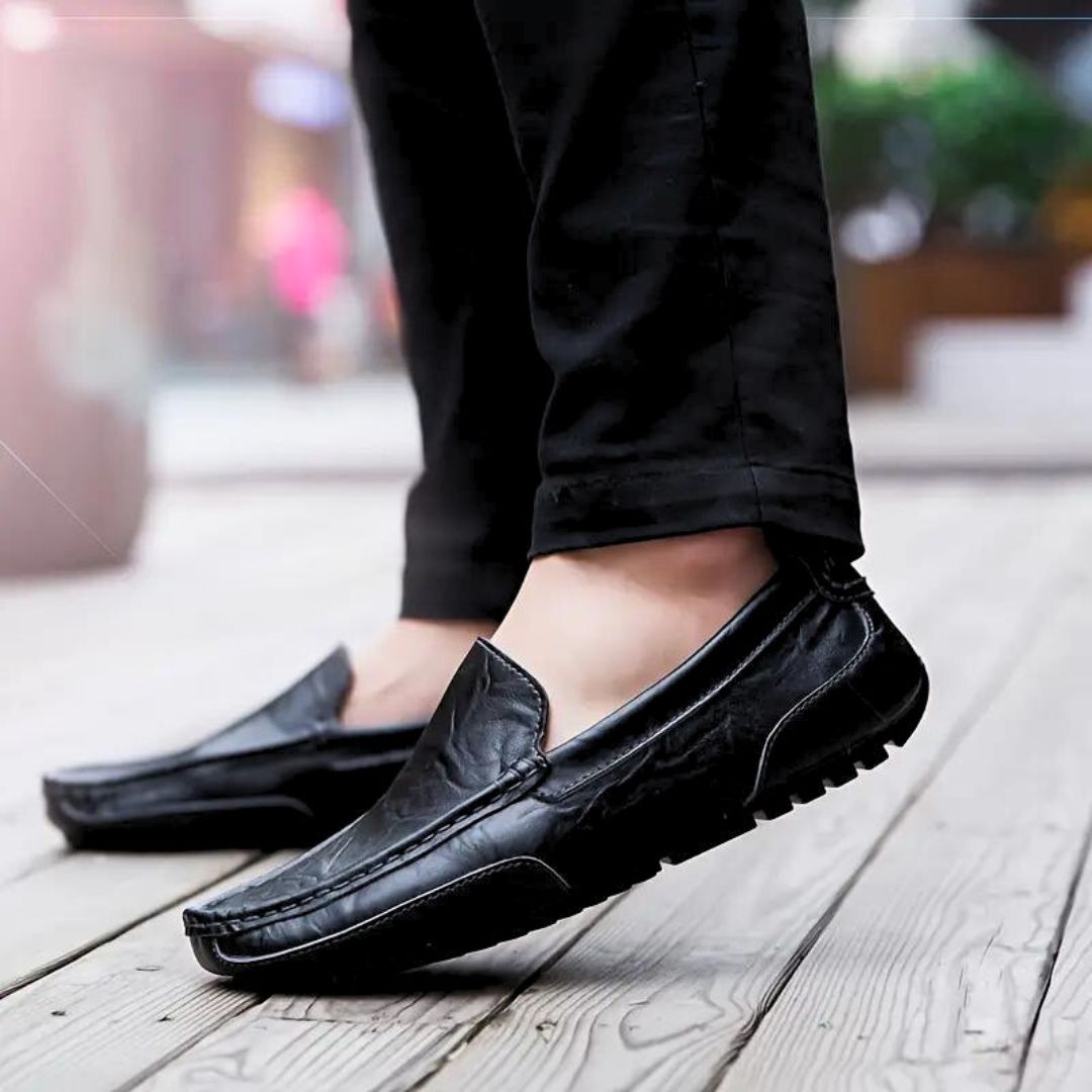 Mocassins Pour Hommes Élégants Cuir Véritable Confortables 5