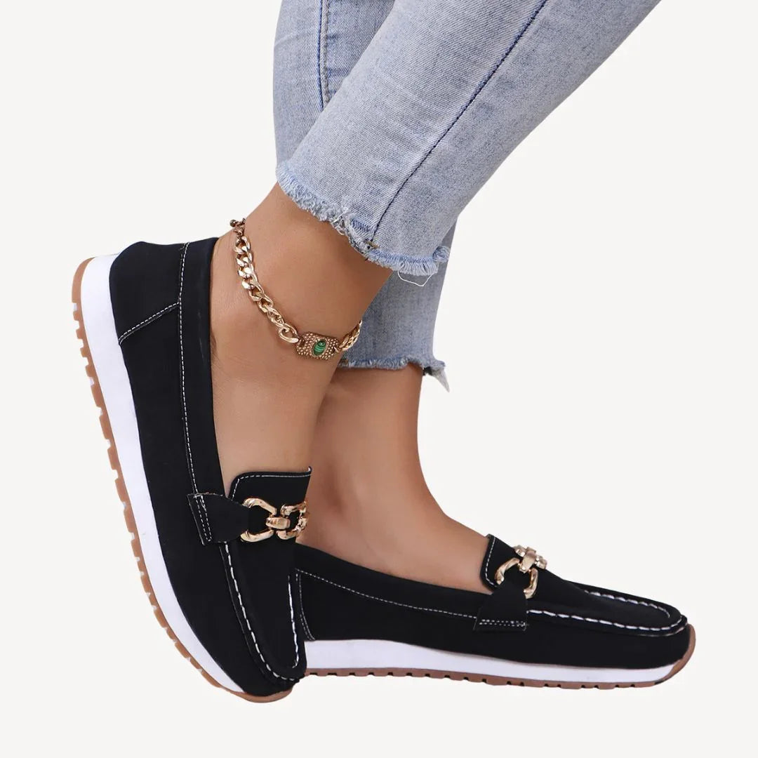 Mocassins pour Femmes Chic avec Détail Chaîne 2