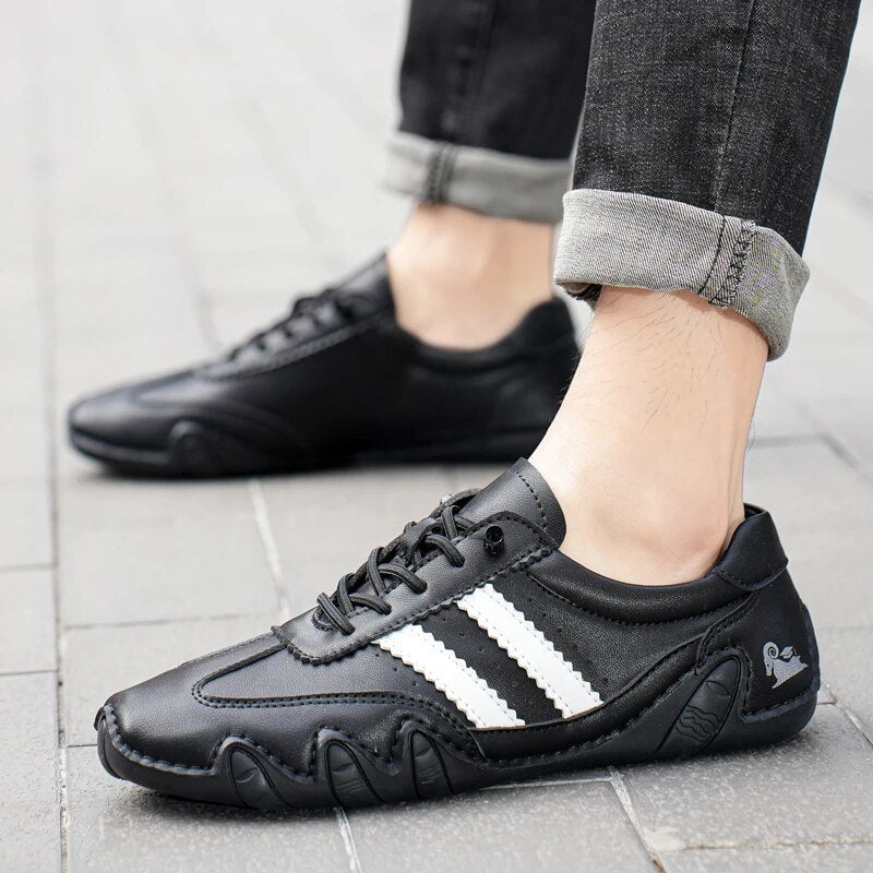 Mocassins pour Hommes Cuir Véritable Design Unique Confortable 4