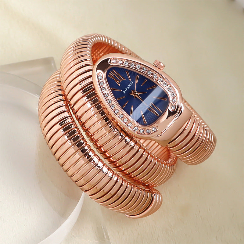 Montre Femme Serpent Design Unique 14