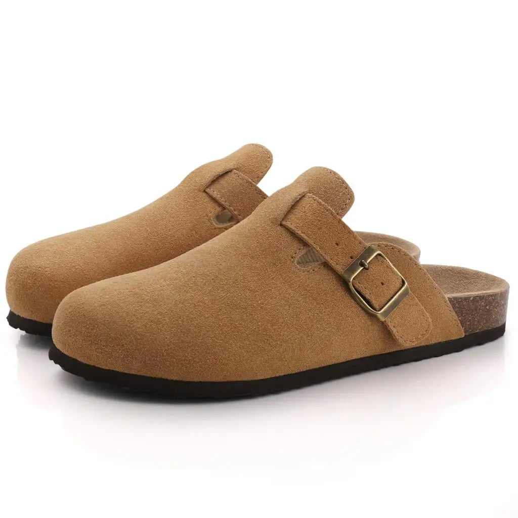 Mules Pour Femmes Confortables Avec Sangles À Boucle Métallique 17