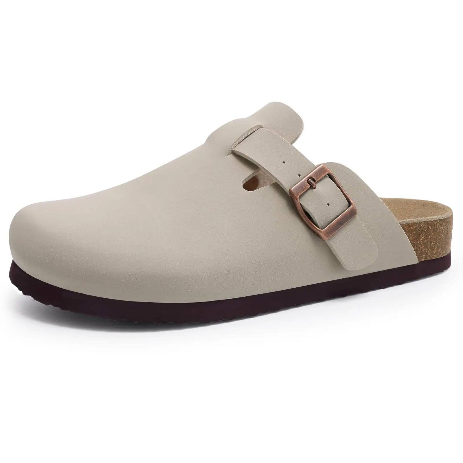 Mules Pour Femmes Confortables Avec Sangles À Boucle Métallique 24