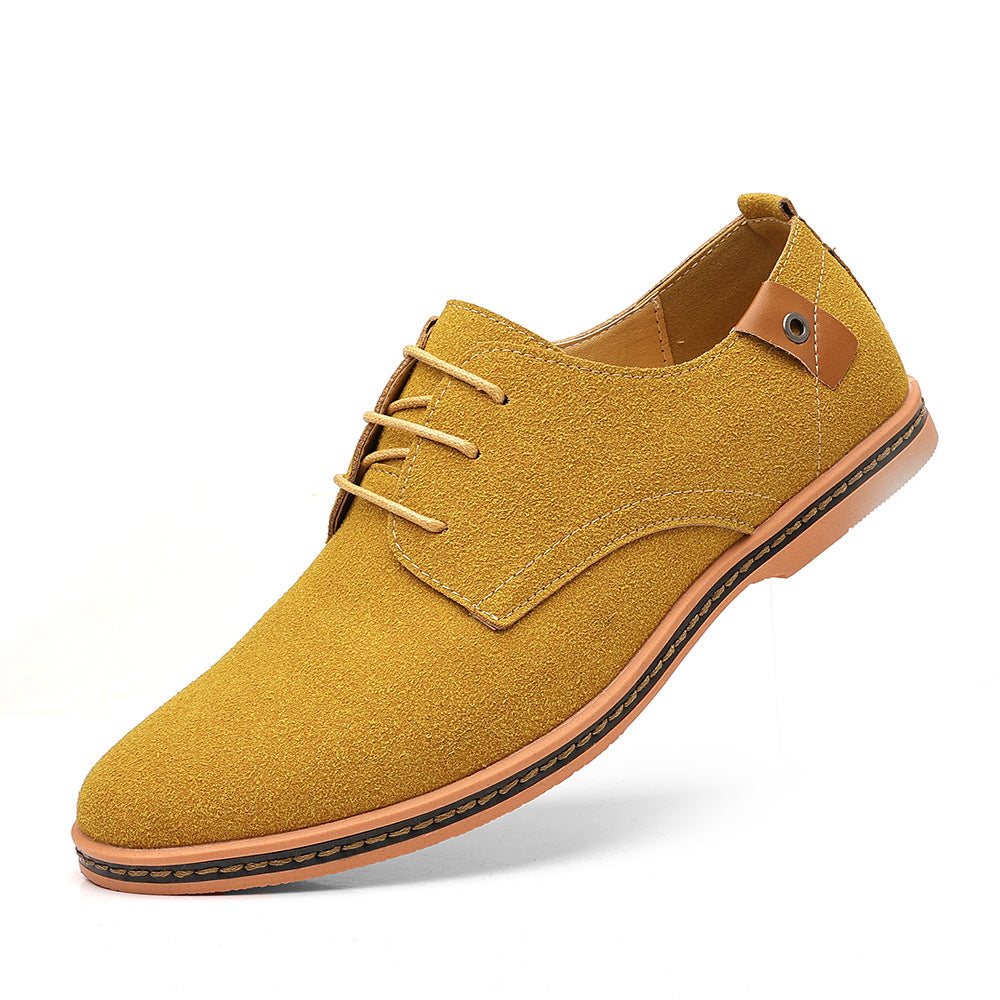 Chaussures pour Hommes Mocassin en Daim Élégant et Confortable