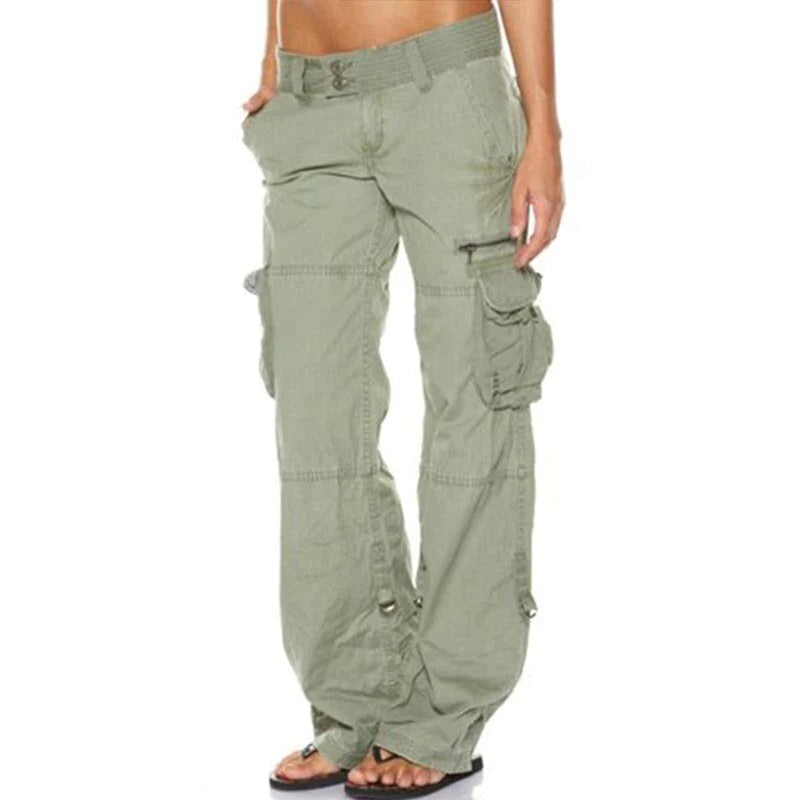 Pantalon Cargo Femme Pratique avec Poches 2