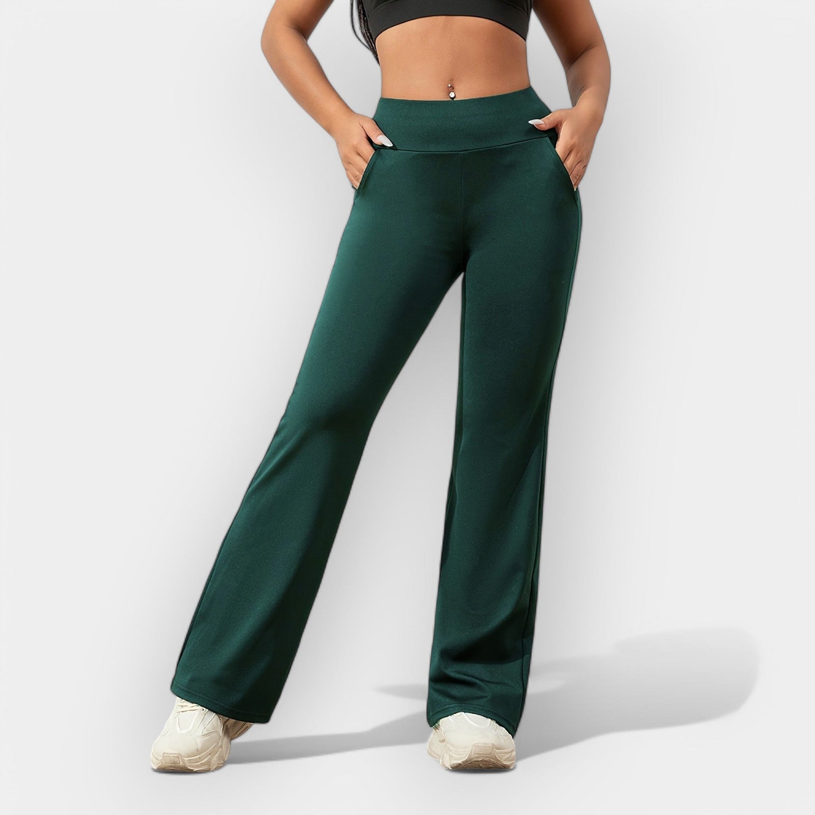Pantalon Femme Ajusté Chic Polyvalent 2