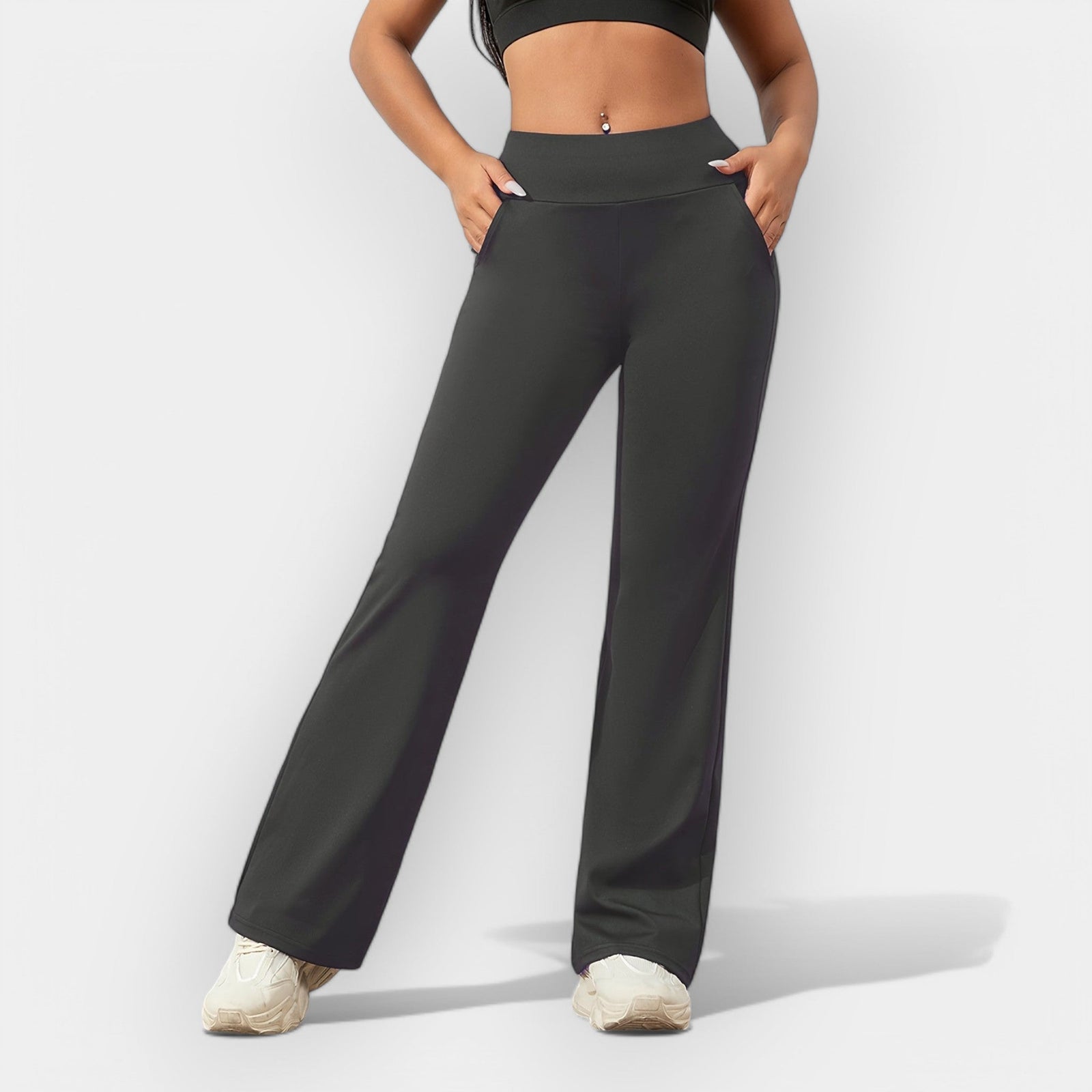 Pantalon Femme Ajusté Chic Polyvalent 3