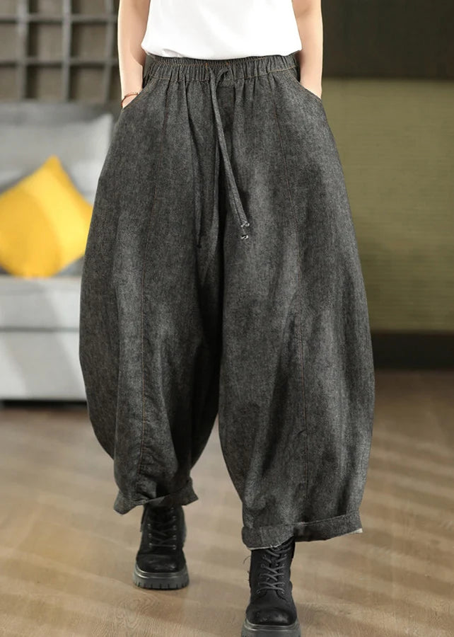 Pantalon Femme Style Lanterne Décontracté 1