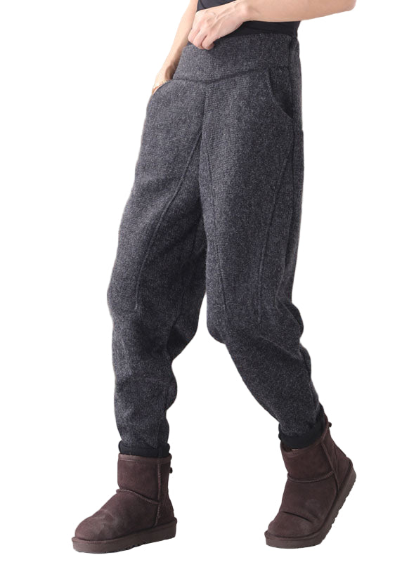 Pantalon Fleece Femme à Poches en Patchwork 0