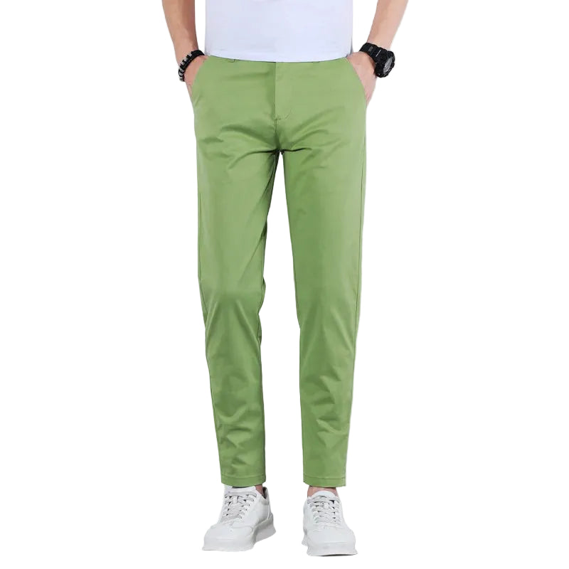 Pantalon Homme Ajusté Moderne avec Poches Pratiques 5
