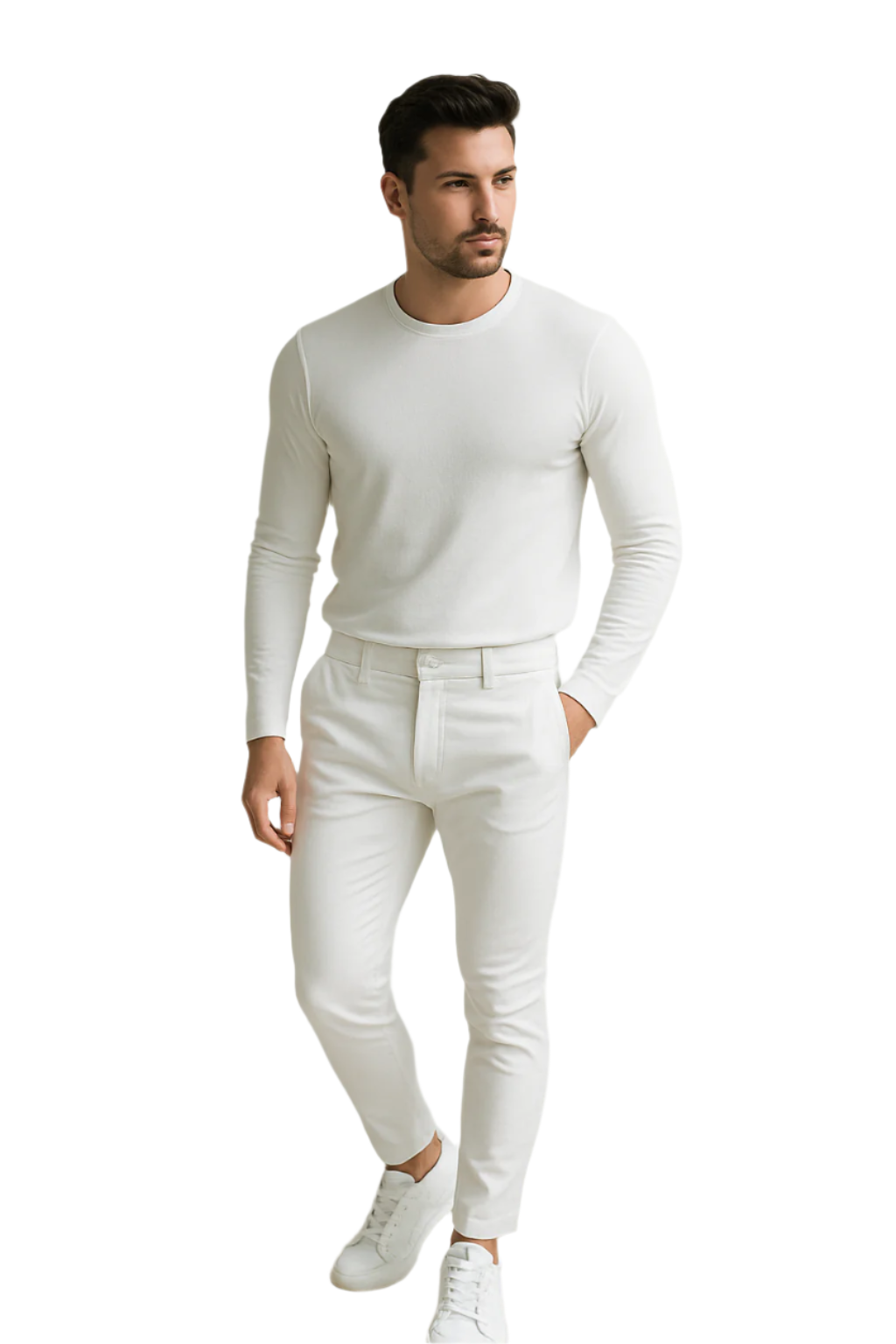 Pantalon Homme Jean Slim Fit Tissu Extensible 0