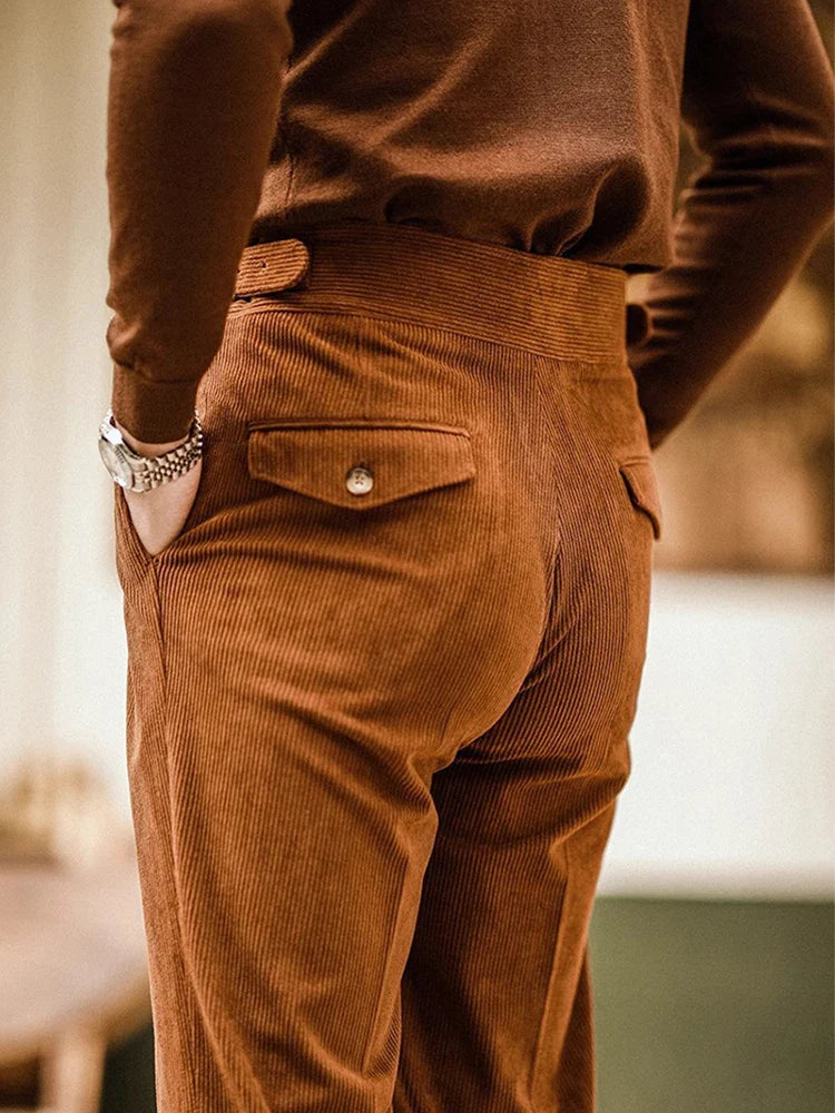 Pantalon Homme Vintage Coupe Rétro 3