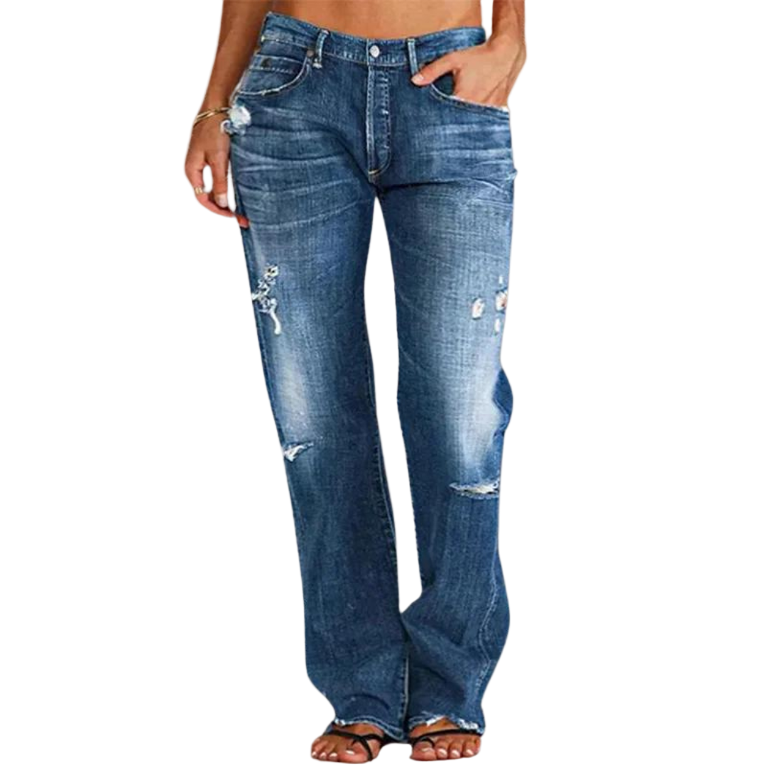 Pantalon Large Femme Style Décontracté 0