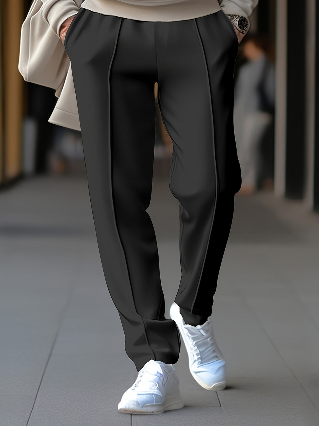 Pantalon Slim pour Hommes avec Taille Élastique 1