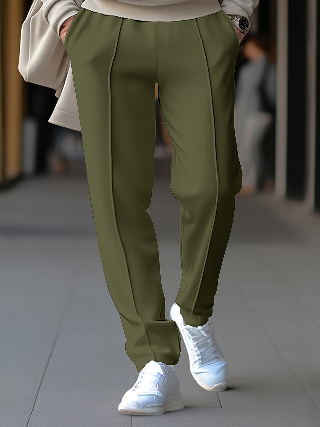 Pantalon Slim pour Hommes avec Taille Élastique 2
