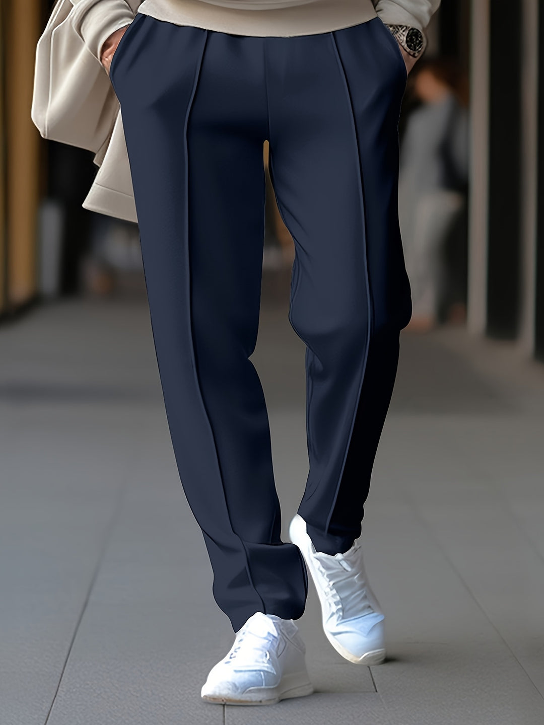 Pantalon Slim pour Hommes avec Taille Élastique 3