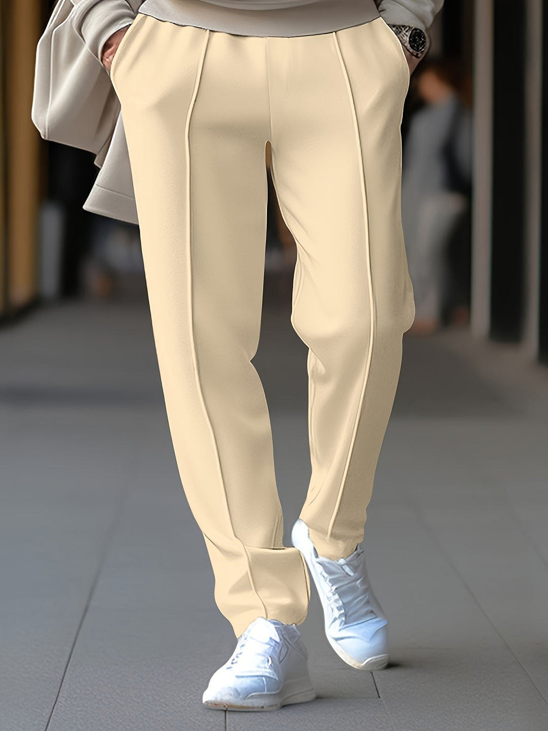 Pantalon Slim pour Hommes avec Taille Élastique 4