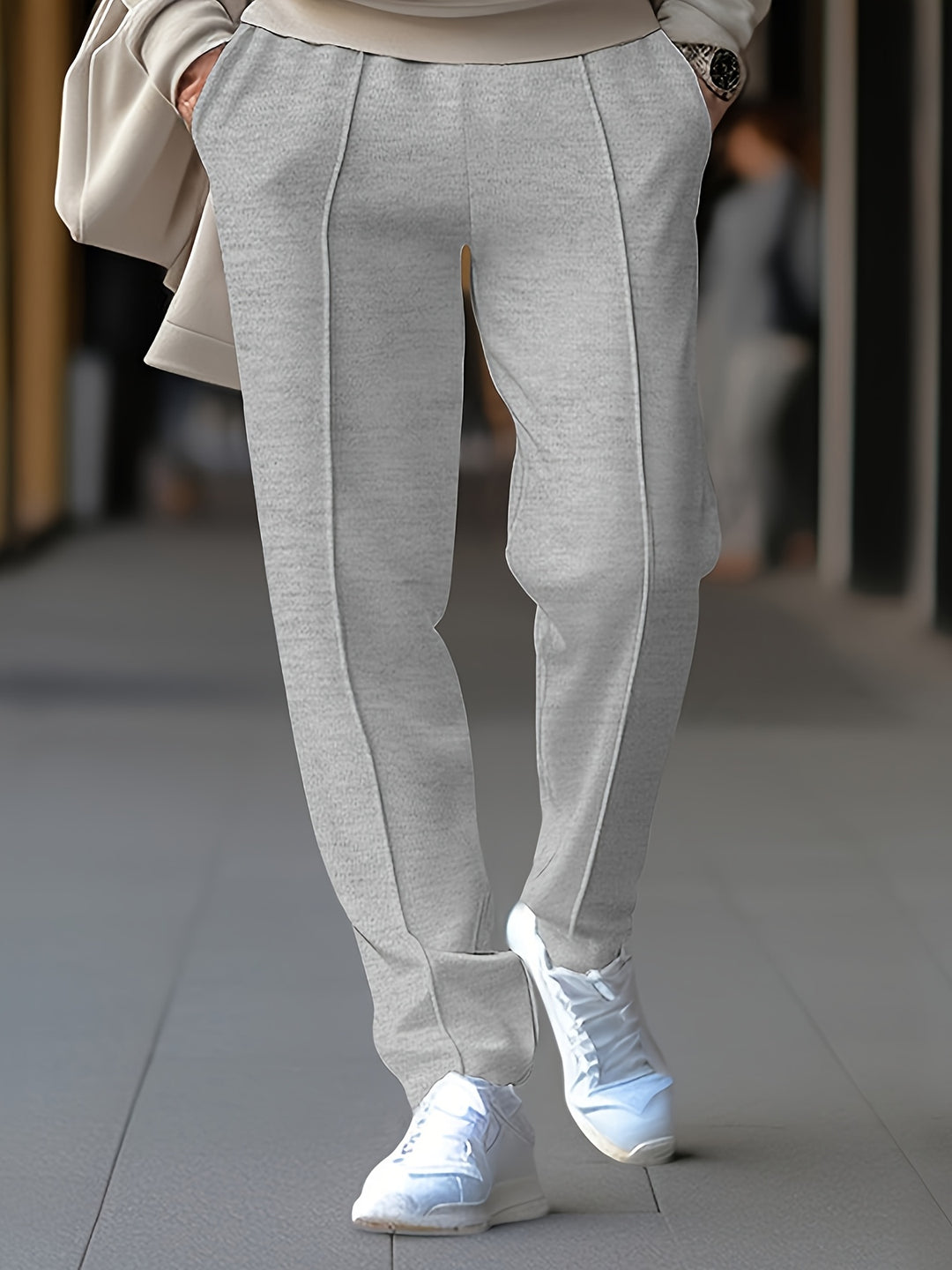 Pantalon Slim pour Hommes avec Taille Élastique 5