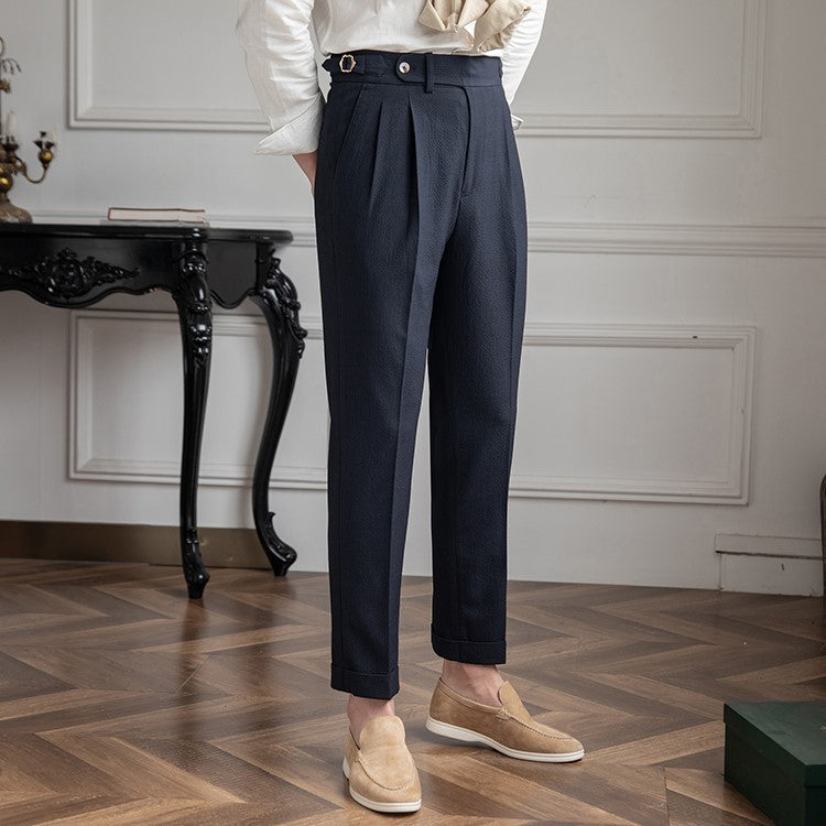 Pantalon Taille Haute Vintage pour Femme 3