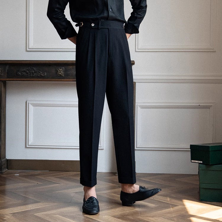 Pantalon Taille Haute Vintage pour Femme 5