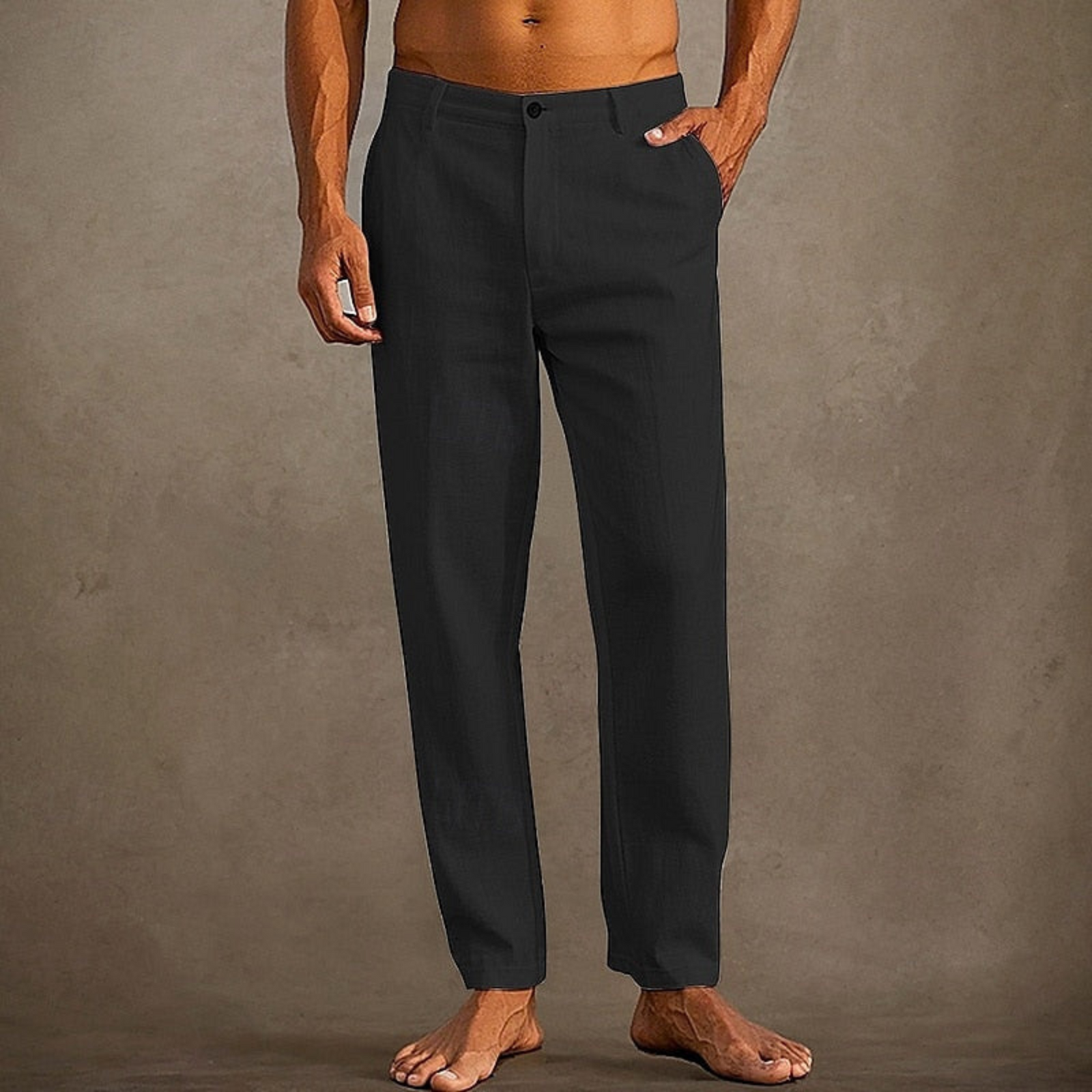 Pantalon d'Été Décontracté pour Hommes Style Classique 1