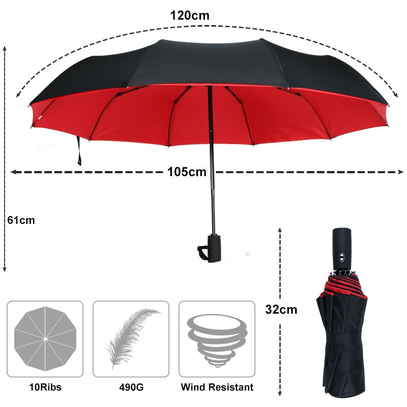 Parapluie Pliant Résistant aux Tempêtes 3