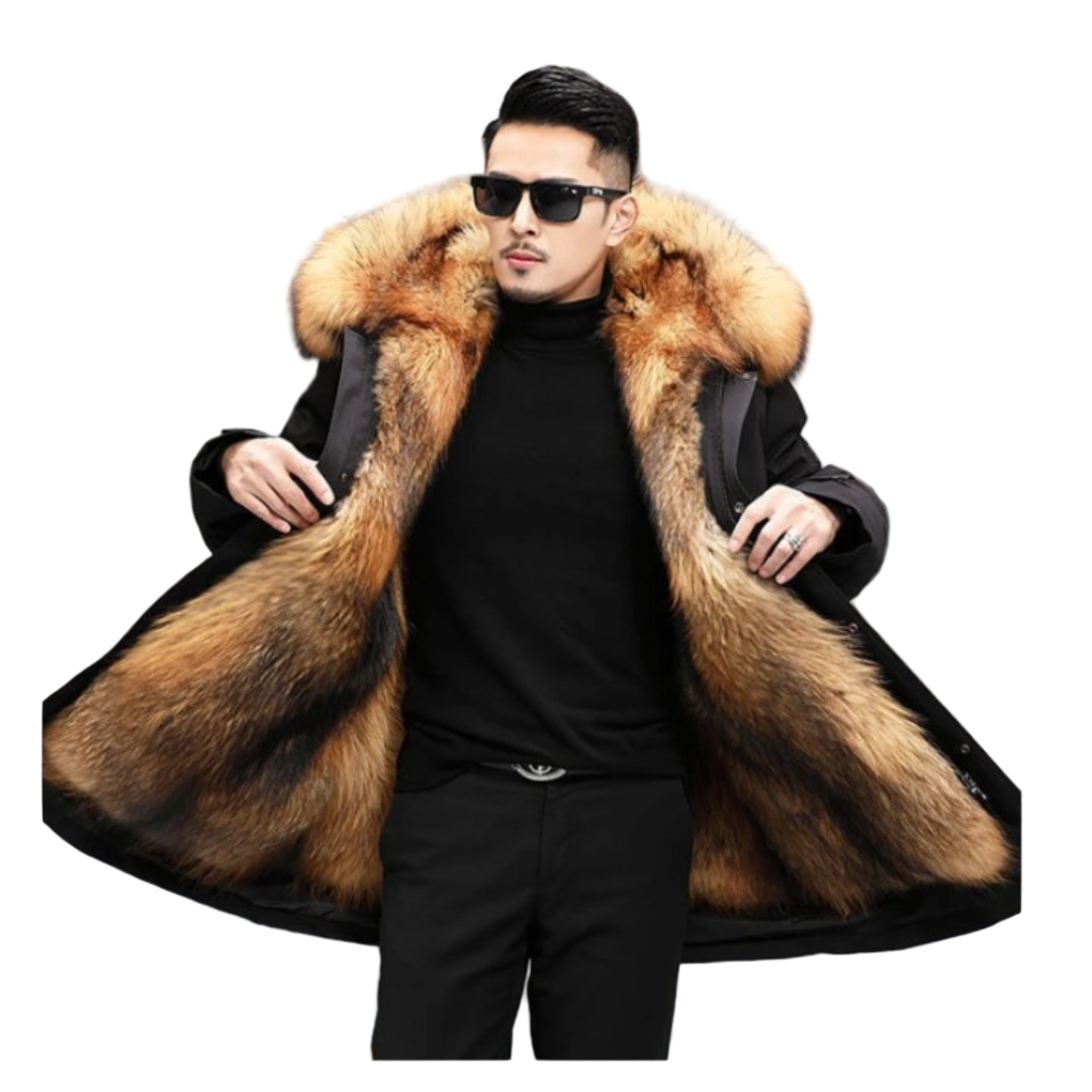 Parka Homme Hiver avec Capuche et Poches Pratiques 2