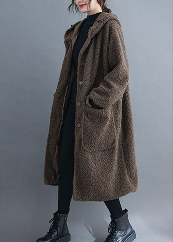 Parka d'hiver à manches longues avec capuche et poches 3