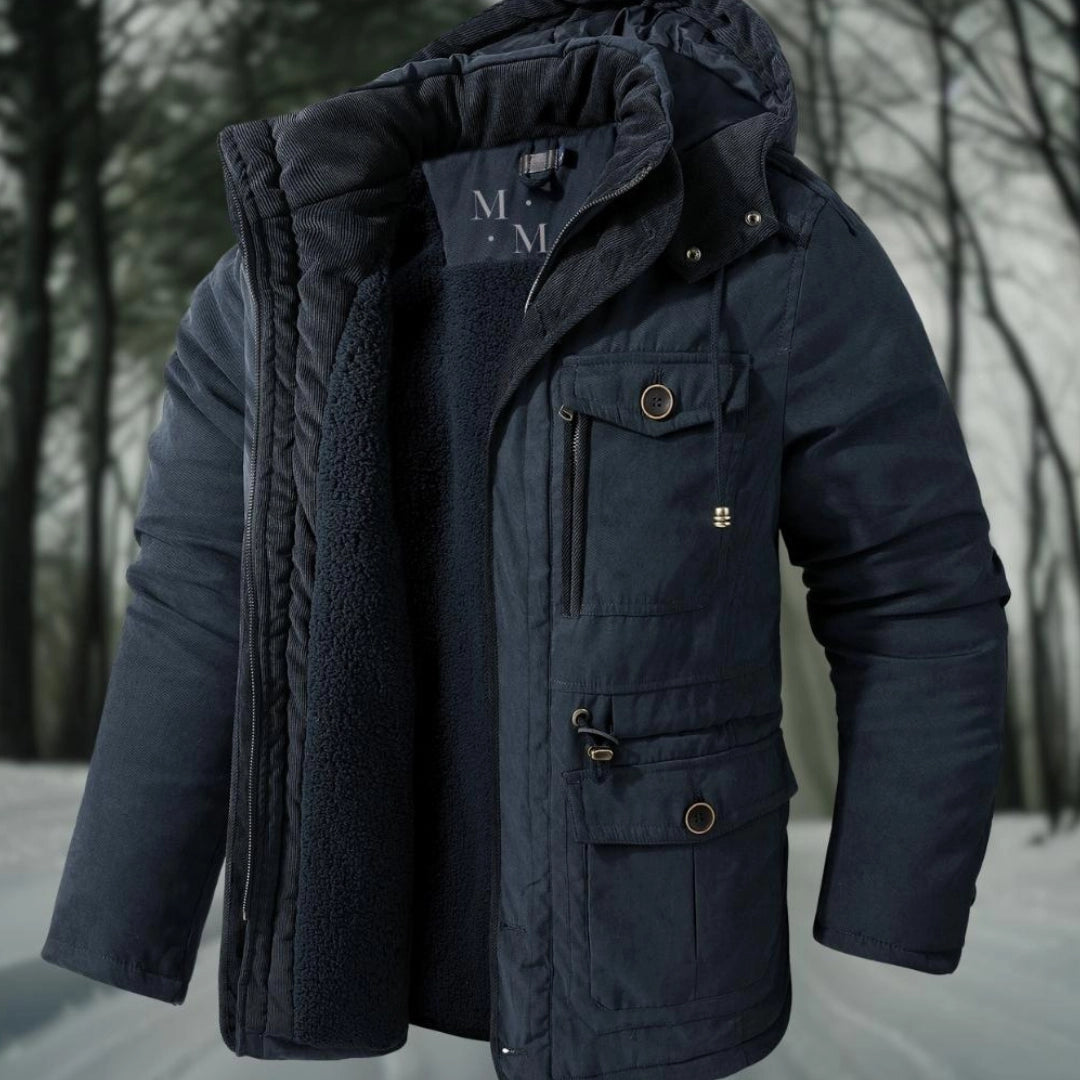 Parka pour Homme Isolée avec Doublure Sherpa 3