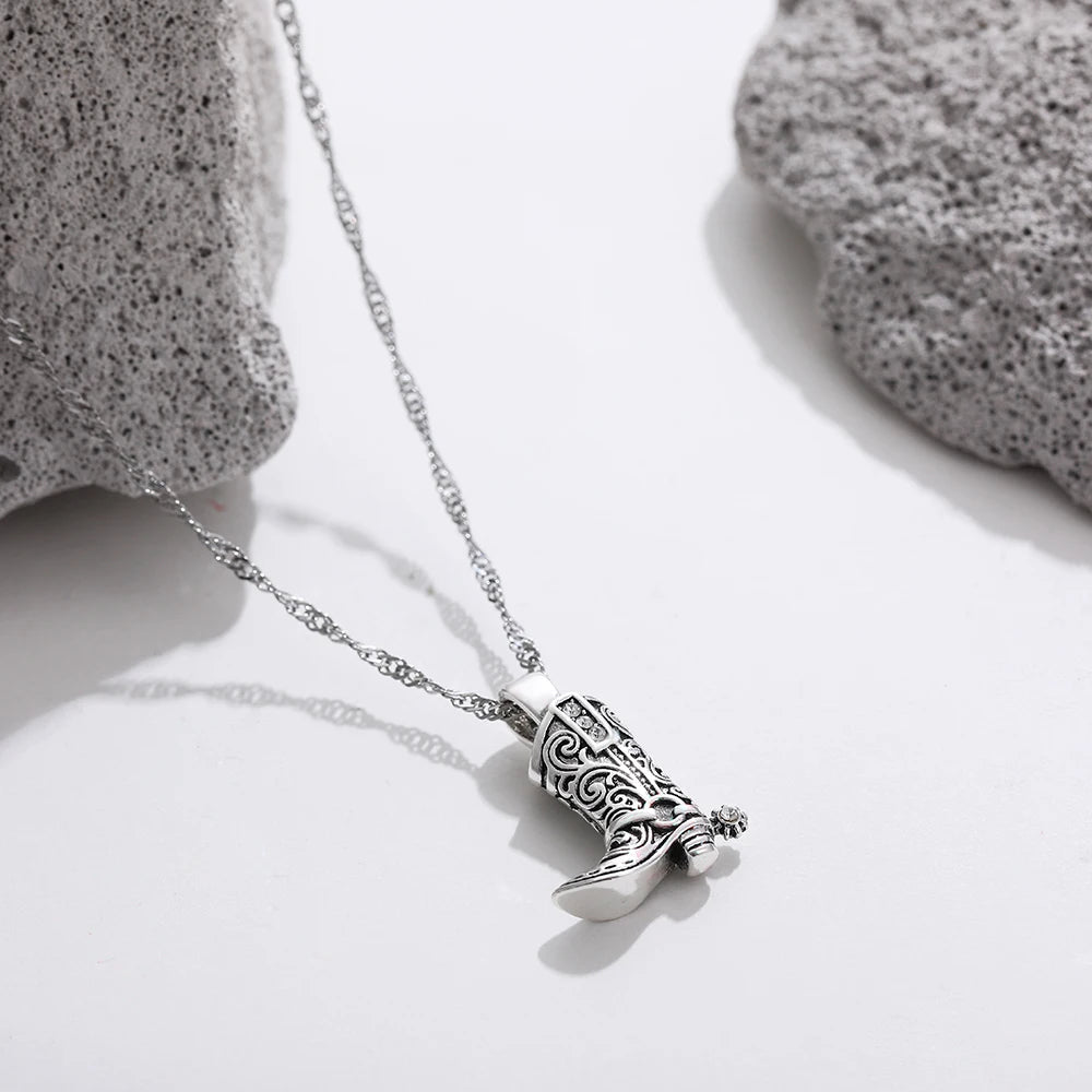 Pendentif Cowboy en Or ou Argent 4
