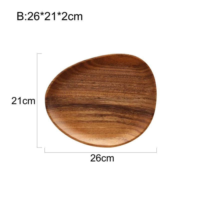 Plateau de Service Minimaliste Ovale Design Unique 10