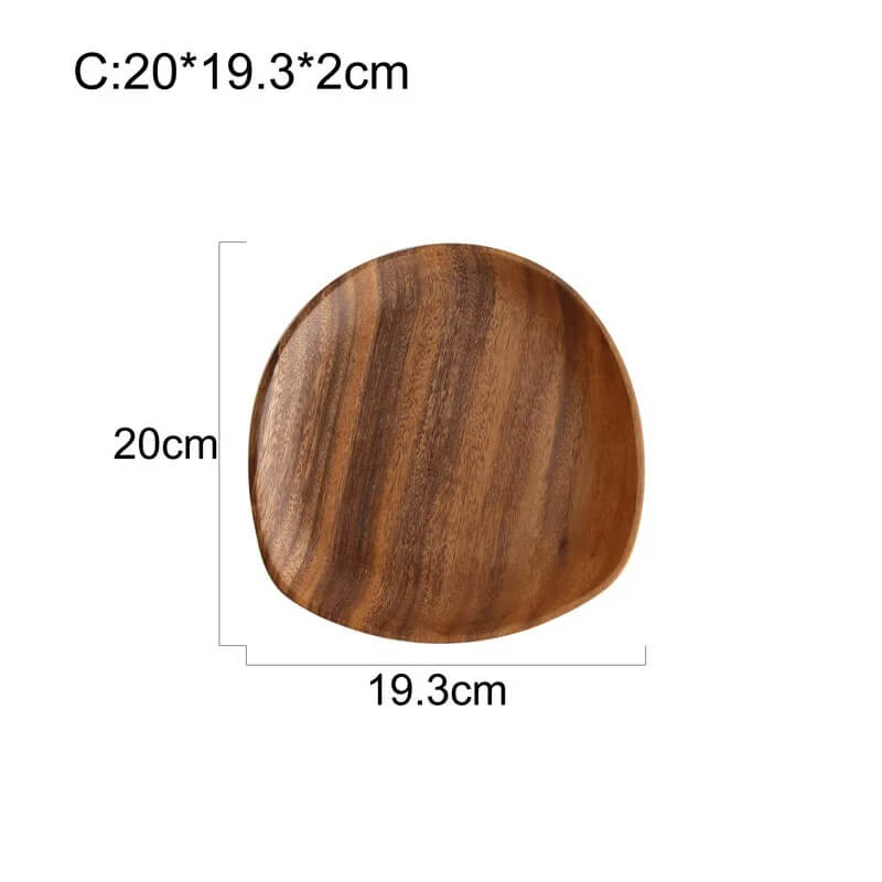 Plateau de Service Minimaliste Ovale Design Unique 11