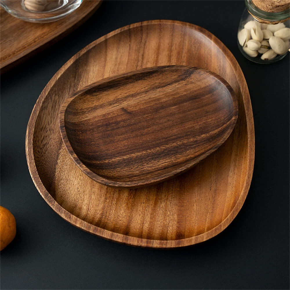 Plateau de Service Minimaliste Ovale Design Unique 8