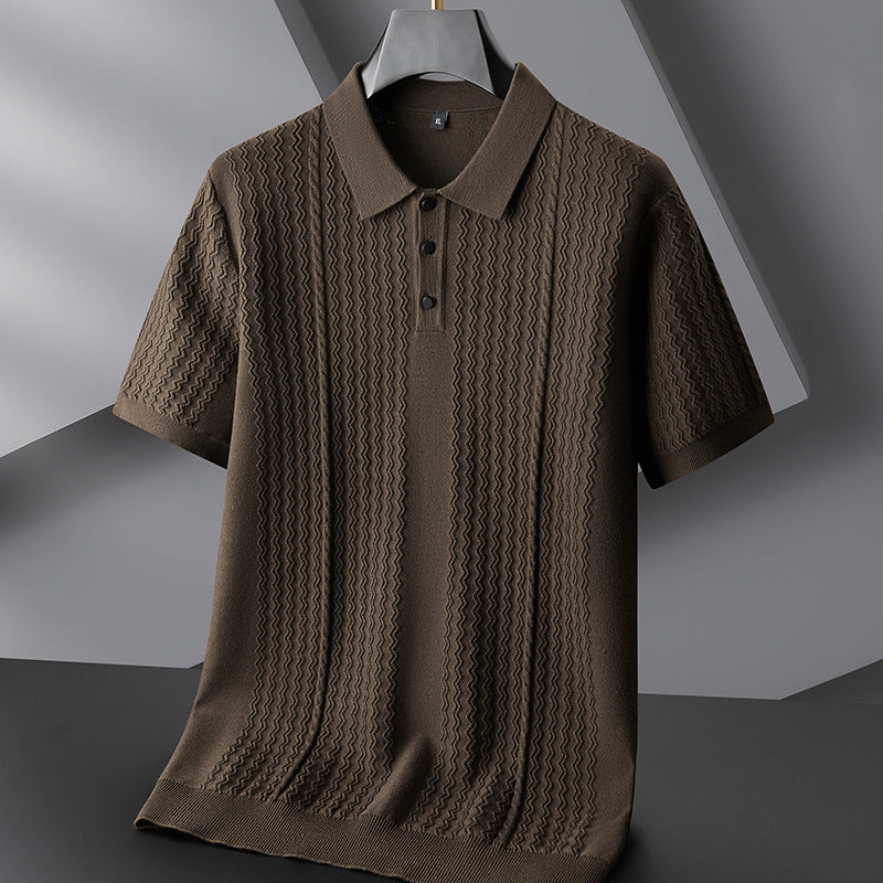 Polo Homme Confortable à Col Classique Ajusté 2