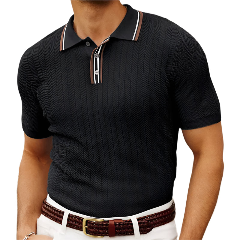 Polo Homme Slim Fit Soie Ice Respirant 0