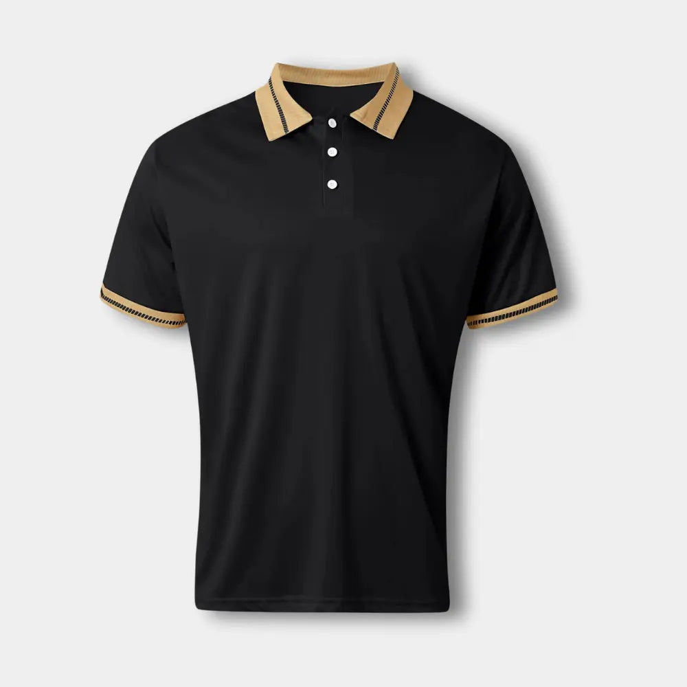 Polo Homme à Col Contrasté Classique 5