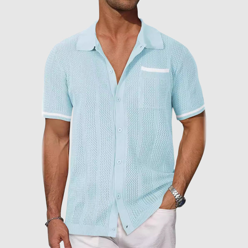 Polo pour Homme Ajusté Style Italien 3