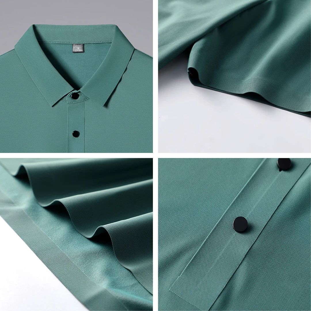 Polo pour Homme Performance Élégante en Tissu Respirant 5