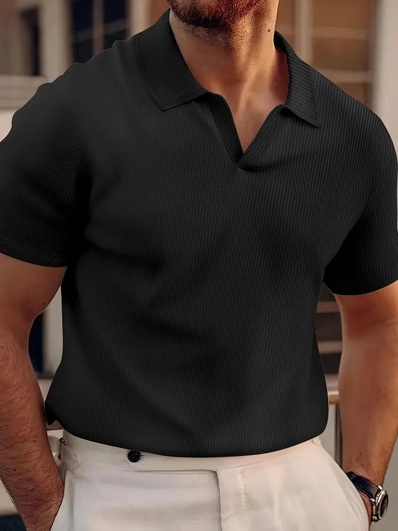 Polo pour hommes Cassius en tissu Waffle 2