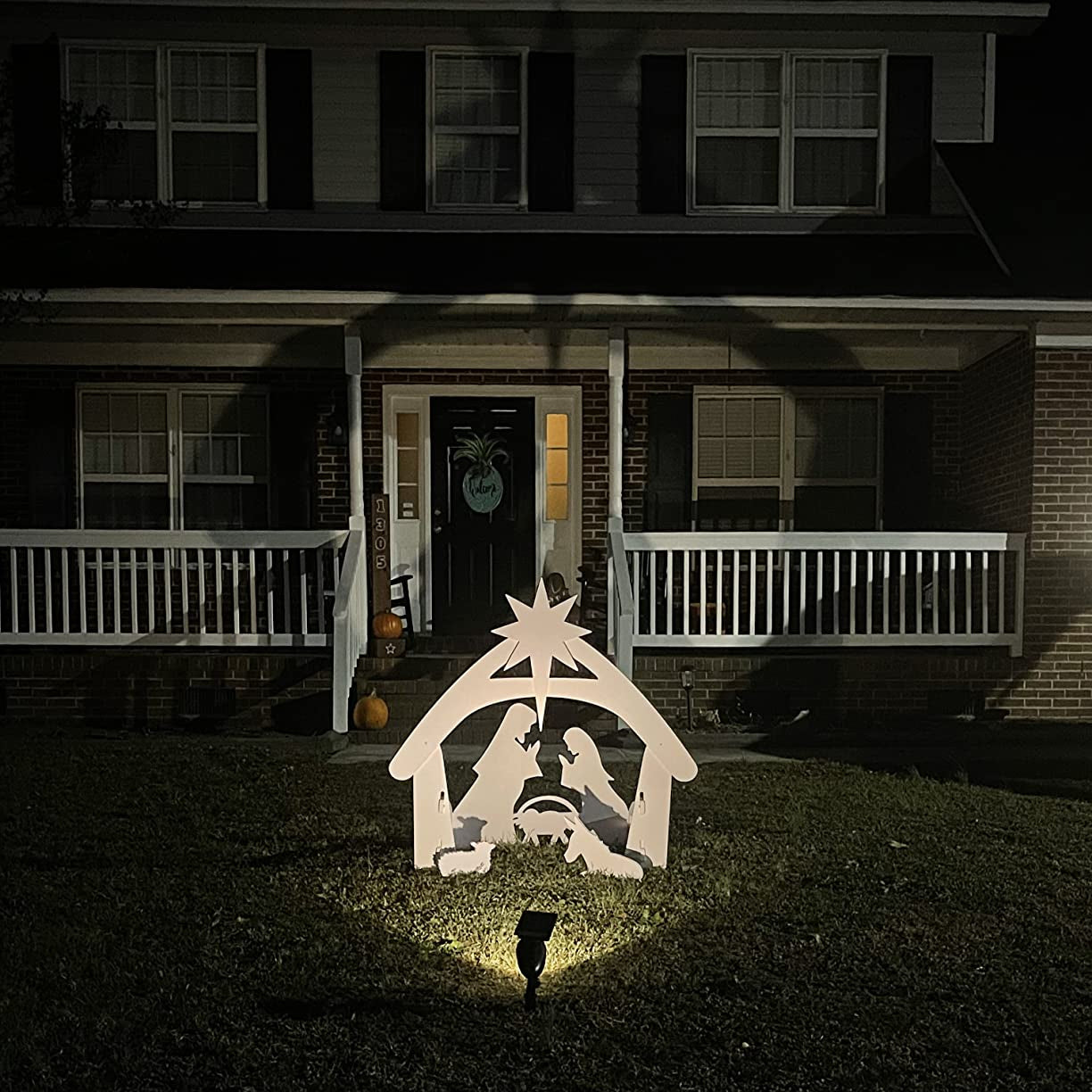 Présentoir Extérieur de Noël Scène de Nativité 1