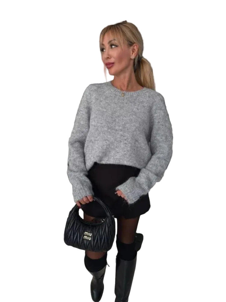 Pull Décontracté à Nouer pour Femme 2