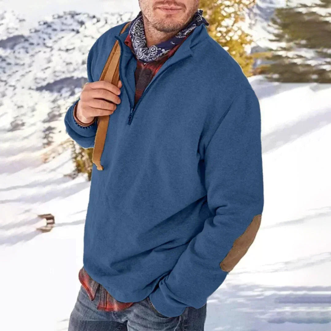 Pull Demi-Zippé pour Hommes Chic 4