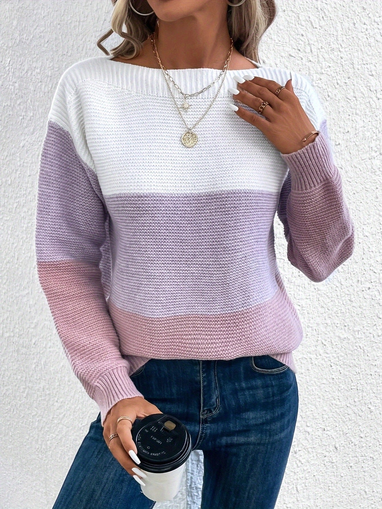 Pull Femme Chic en Laine et Coton 1