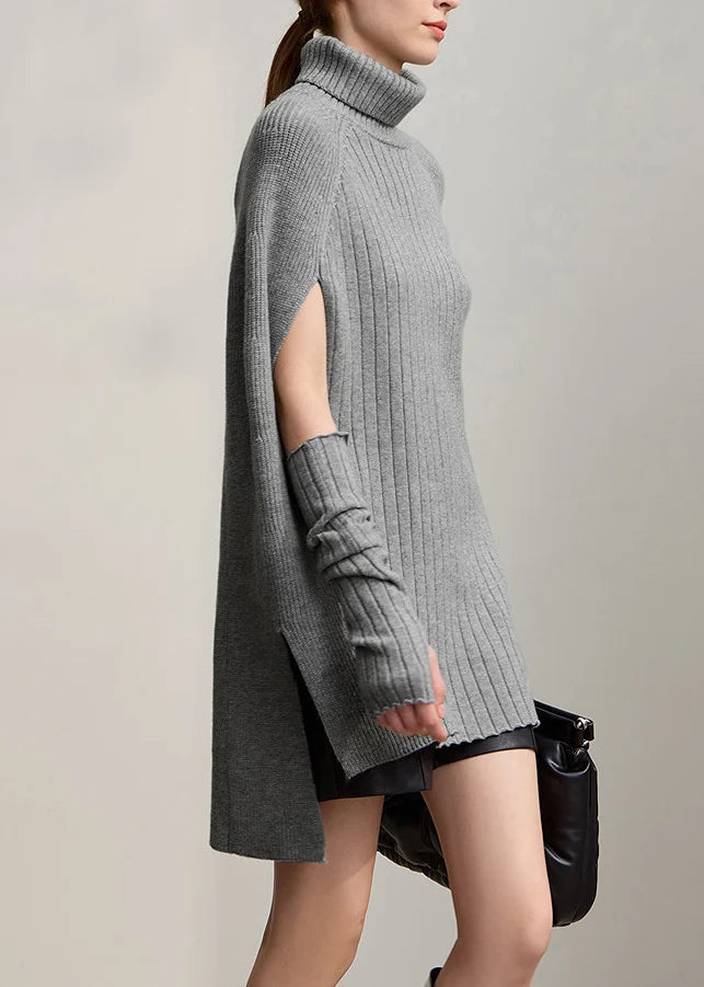 Pull Femme Coupe Asymétrique Confort Automne 2