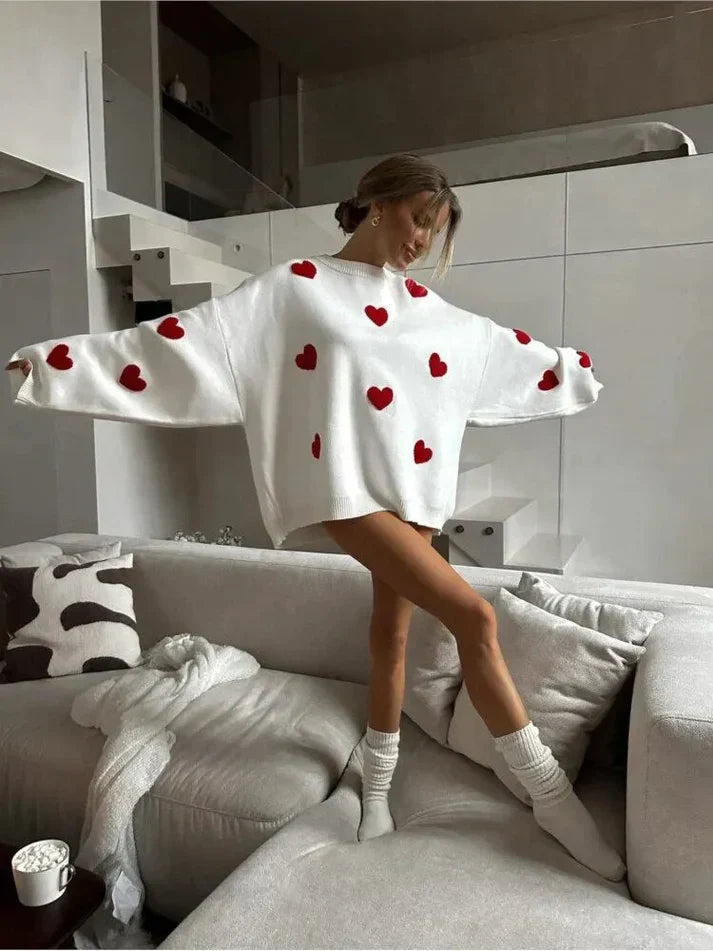 Pull Femme Décontracté en Tricot Doux avec Design Côtelé 2