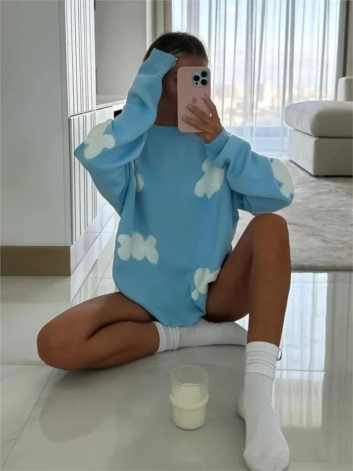 Pull Femme Décontracté en Tricot Doux avec Design Côtelé 5